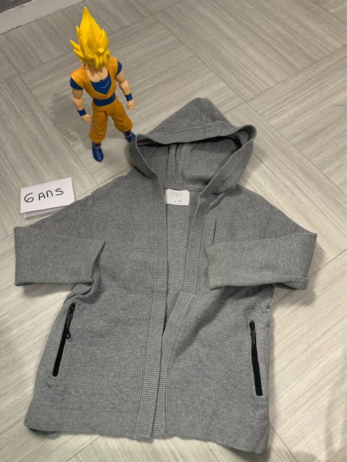 Gilet gris Zara