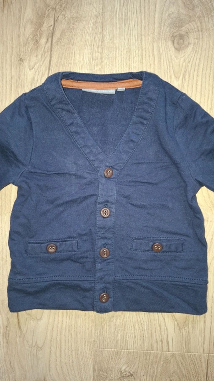 Veste marine 12mois TBE - photo numéro 4