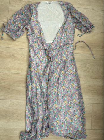 Robe drapée colorée