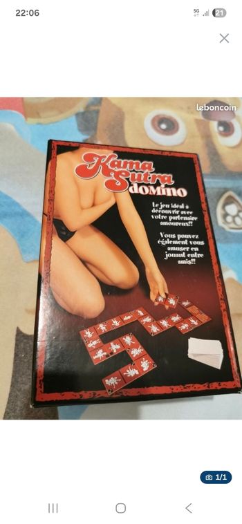 Jeu domino  + 18 ans