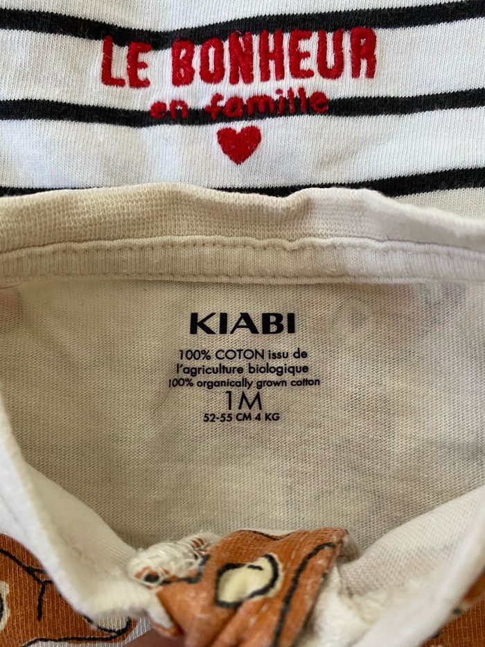 Lot 6 pyjamas 1 mois - photo numéro 2