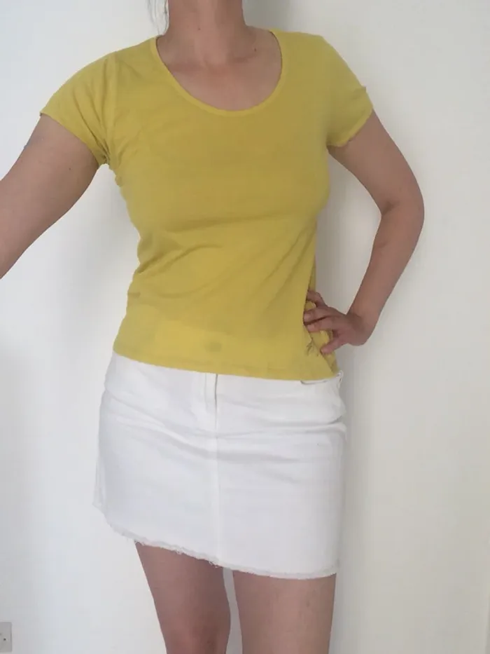 Top été jaune coton Nice Things