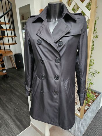 Mengdiou trench noir taille 42