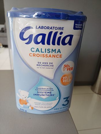 Lait croissance Gallia calisma