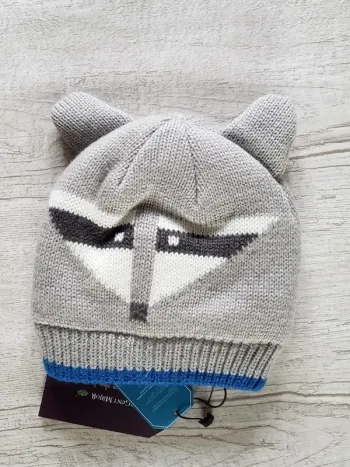 Bonnet garçon Sergent major gris Derelage 2-3 ans