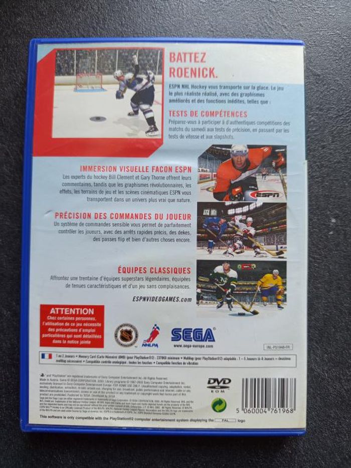 Sony - Playstation 2 - ESPN NHL hockey - 2K4 - photo numéro 2