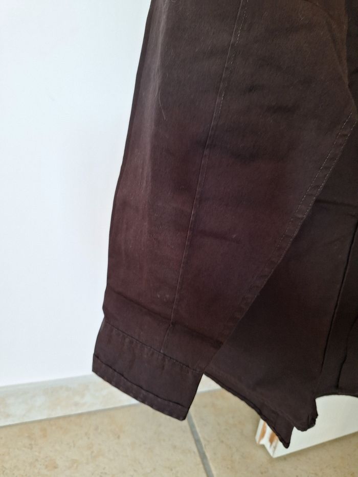 Chemise à manches longues marron / Oly Gan / XXL - photo numéro 3