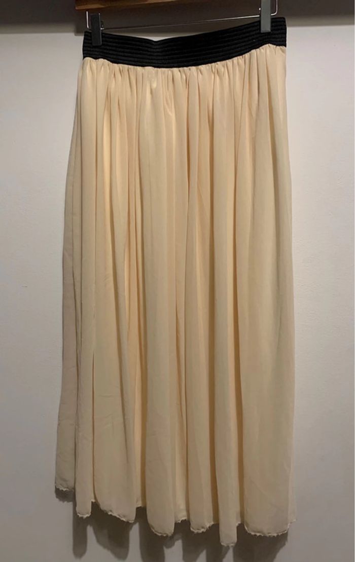 Jupe longue crème