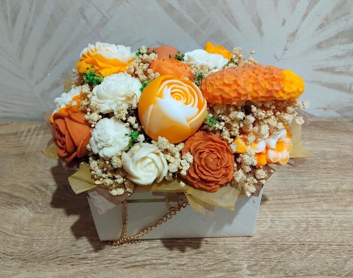 Bouquet en cire parfumée - photo numéro 8