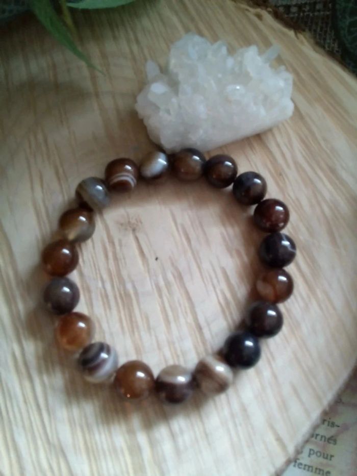 Joli bracelet agate du Botswana - photo numéro 6
