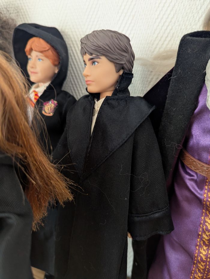 Lot de poupées harry Potter, hermione, Ron, Hagrid, Dumbledore, prof Mac Gonagall et Rogue - photo numéro 4