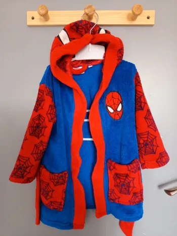Robe de chambre Spiderman 2 ans