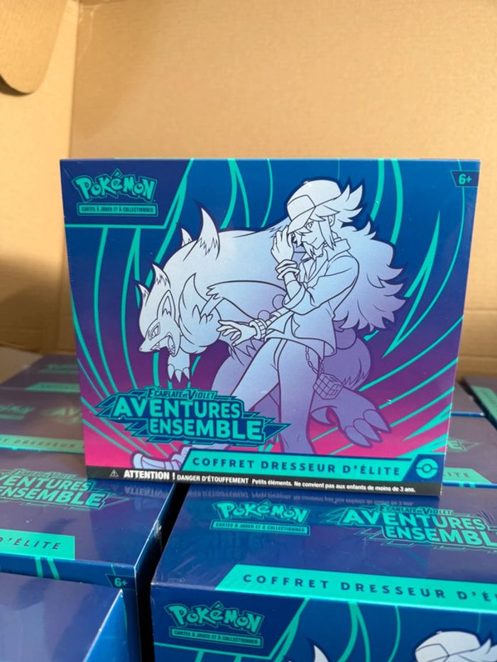 Lot de 10 ETB Pokémon Aventure ensemble Ev9.0 - photo numéro 2