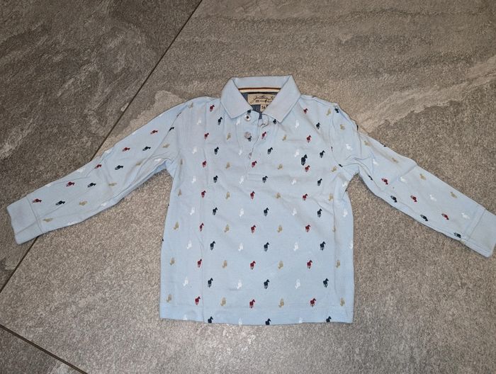 T-shirt polo à manches longues garçon 5 ans comme NEUF