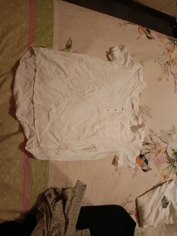 Blouse blanche camaïeu 36