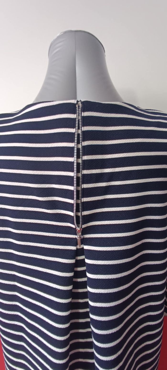 Blouse T-shirt Haut Top marinière manches 3/4 Taille 3 - photo numéro 3