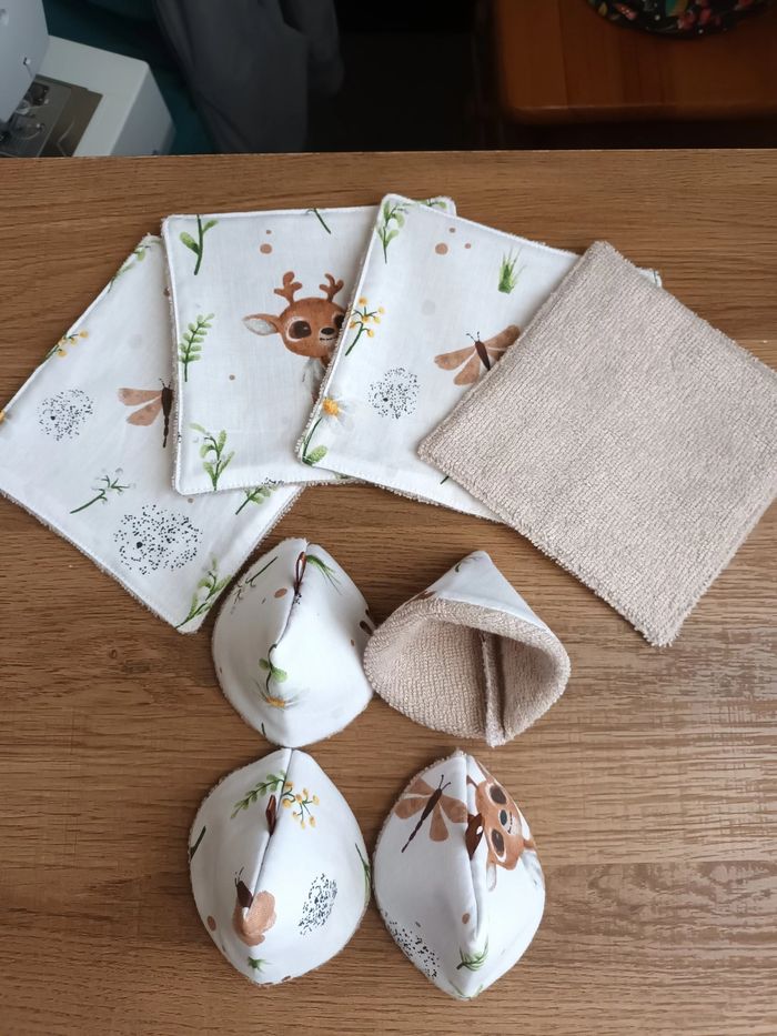 Lot debarbouillette + cône pare-pipi - photo numéro 2