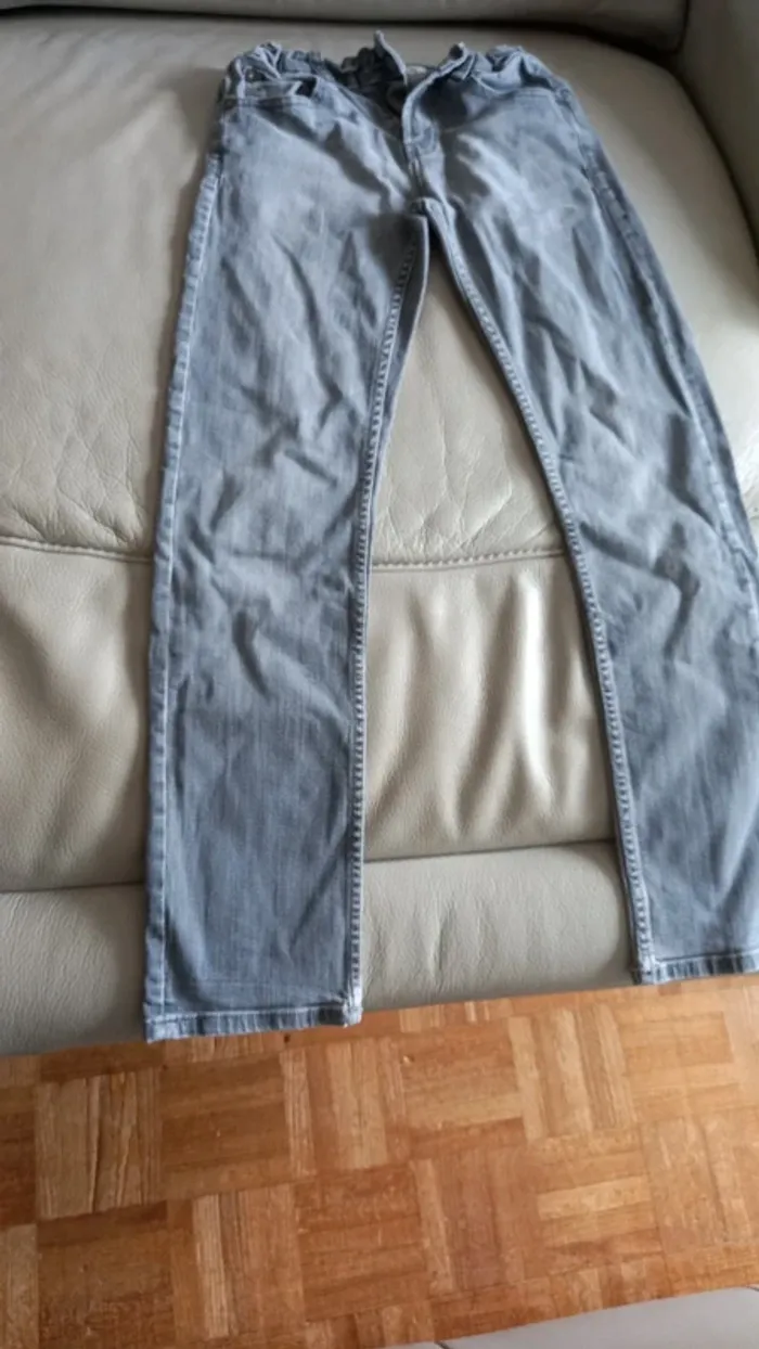 Jeans lewis 511 slim gris 12 ans
