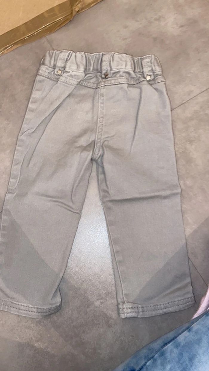 Jean gris bébé fille - photo numéro 3