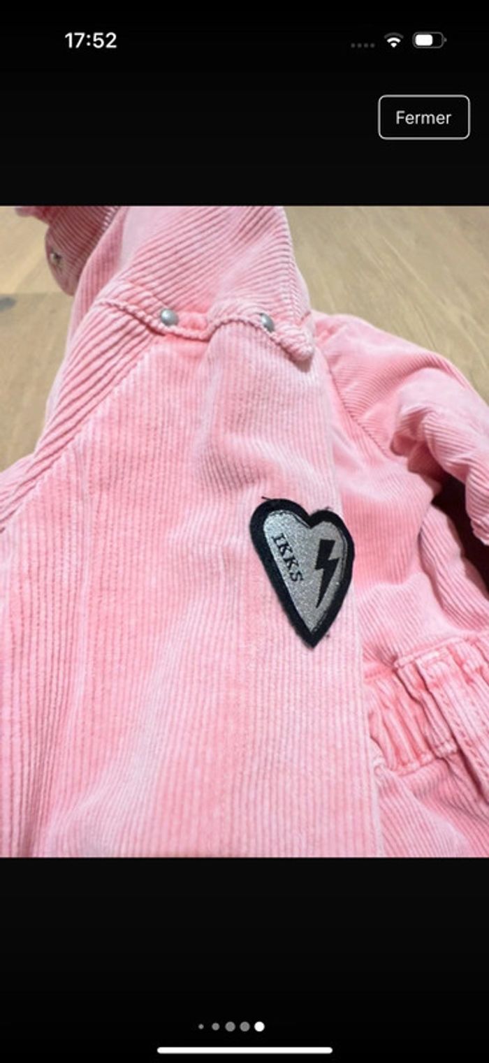 Combi short velours ikks 4 ans - photo numéro 4