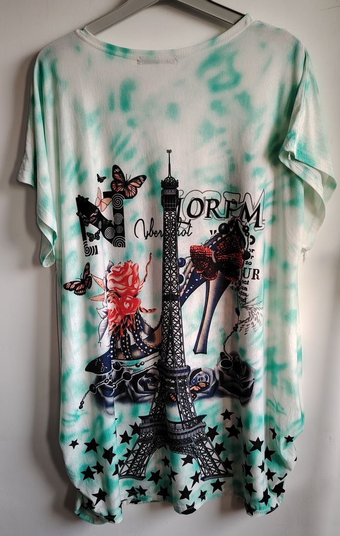T-shirt imprimé Tour Eiffel – Paris - photo numéro 3