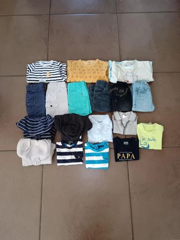 Lot de 18 vêtements garçon