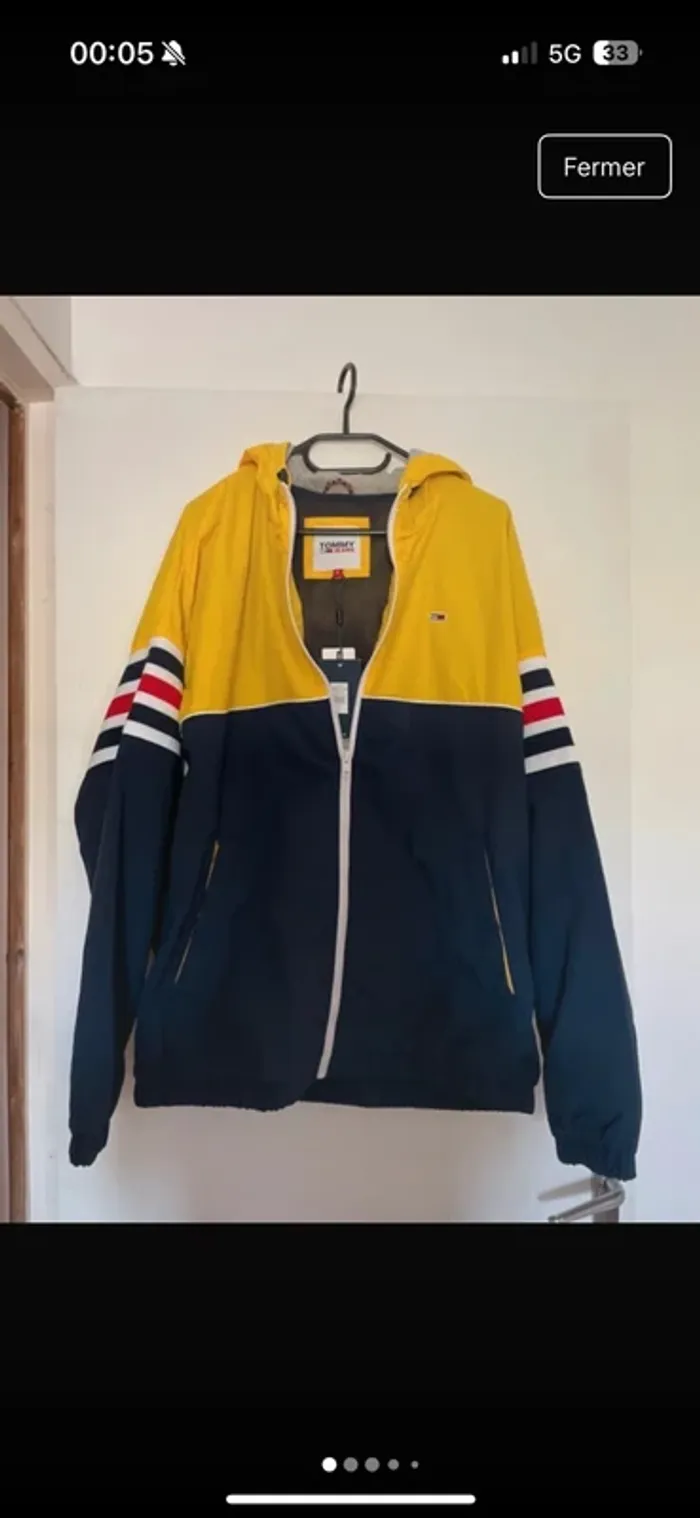 Veste coupe vent tommy Hilfiger