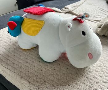 Peluche d’activité hippopotame