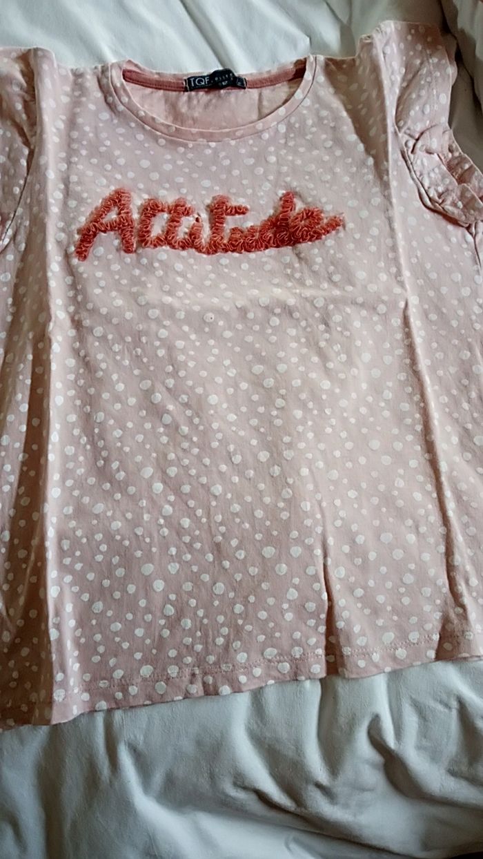 Salopette fille et son tee-shirt - photo numéro 2