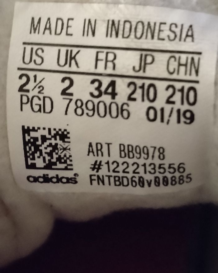 Baskets blanche "Adidas" en cuir - photo numéro 5