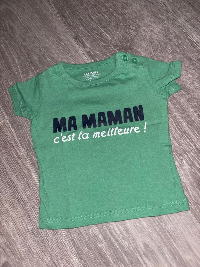 t-shirt 1 mois