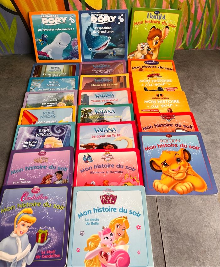 22 livrets Disney