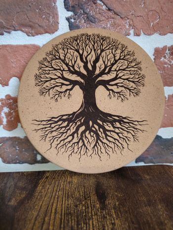 Dessous de plat en liège Arbre de vie