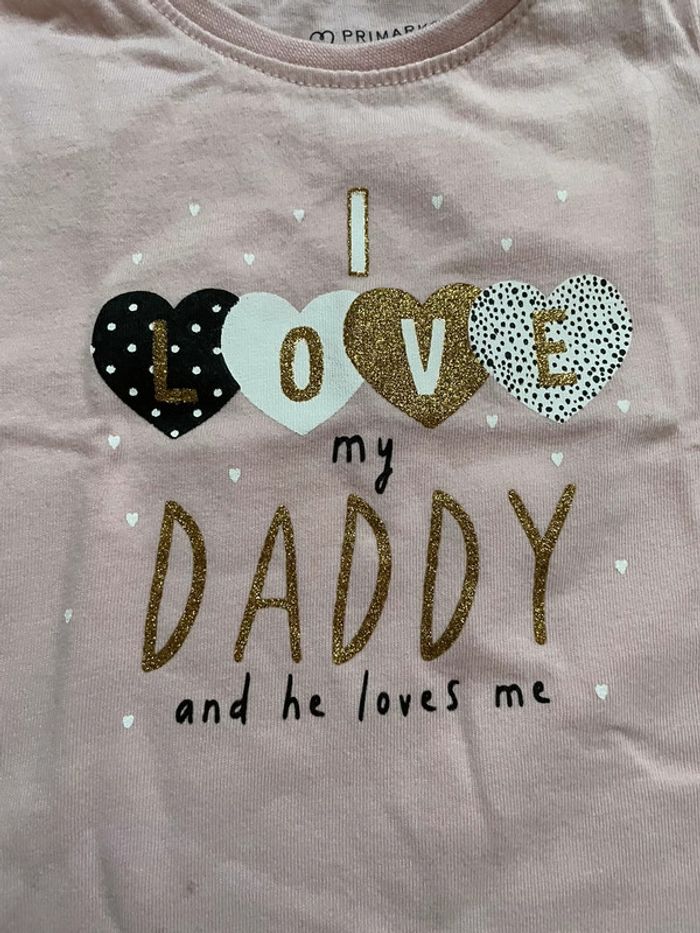 Tshirt manches longues primark 6 mois - or rose pastel - photo numéro 2