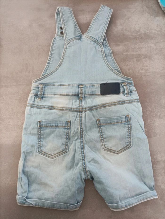 Ravissante salopette short en jean - photo numéro 5