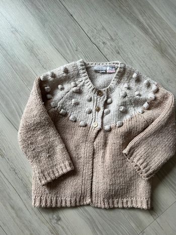Gilet beige bébé fille