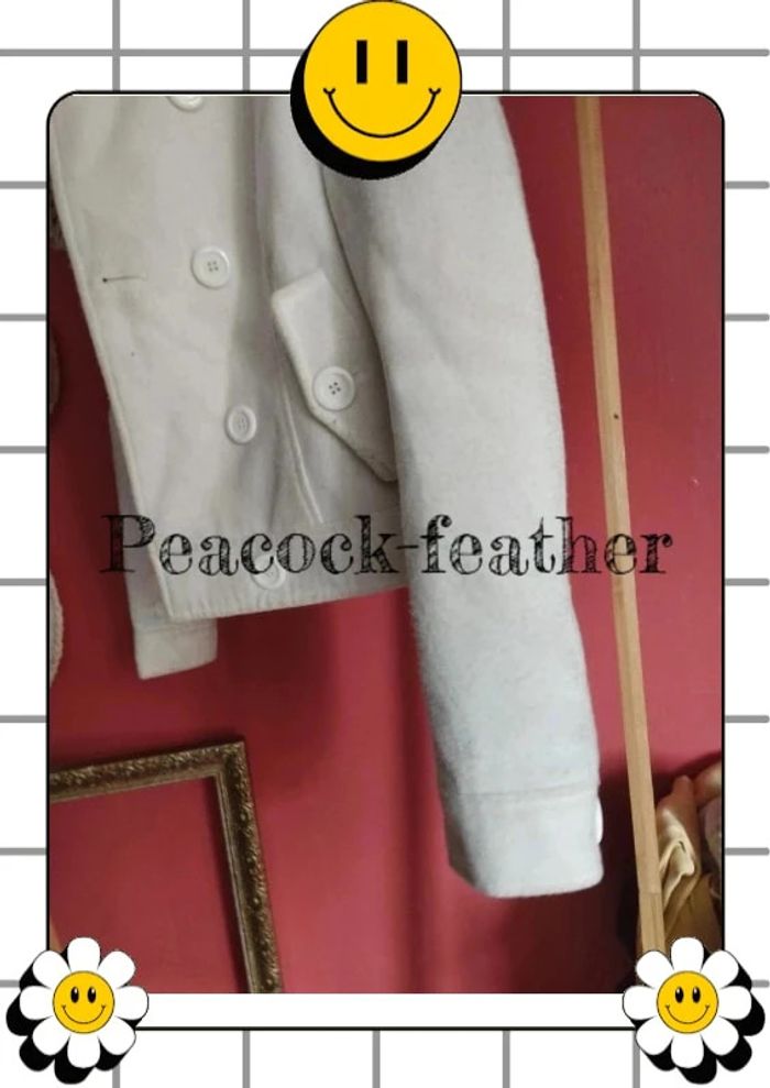 Manteau blanc court Jennyfer S - photo numéro 9