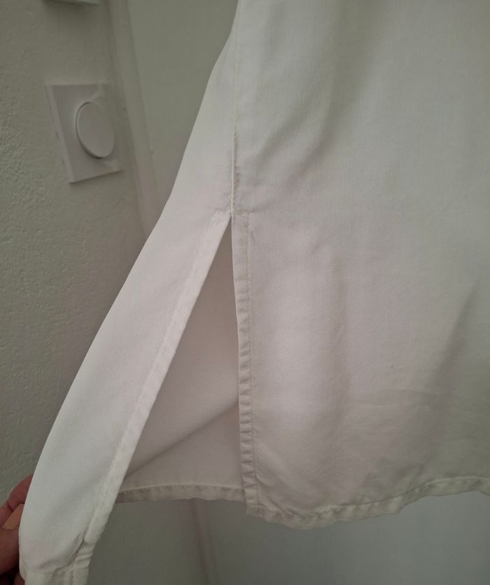 Chemise  blanche  toile coton - photo numéro 2