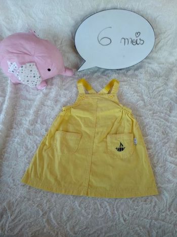 Robe Fille 6 mois Bateau Camaïeu Mini 100% coton