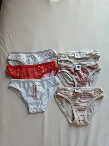 Lot sous-vêtements 6x culottes T. 2-3 ans