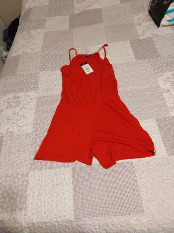 Combishort rouge taille M women only