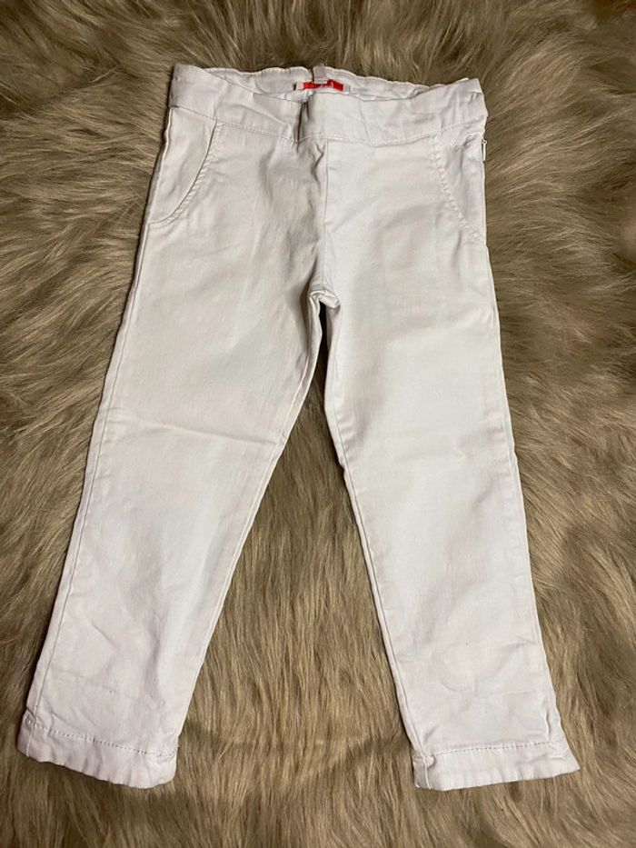Pantalon blanc noeud - photo numéro 2