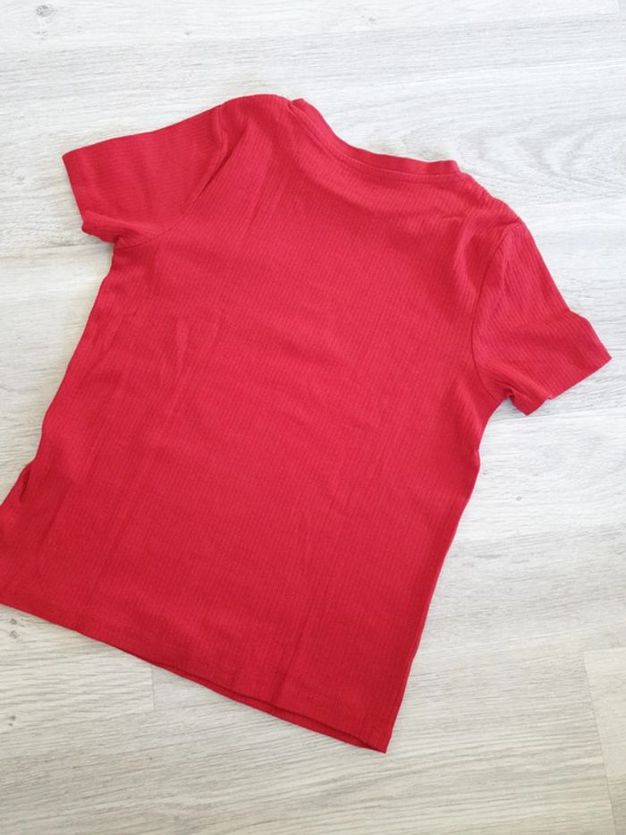 T-shirt fille rouge 14 ans - photo numéro 5