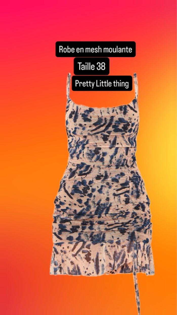 Robe tye and dye mesh 38