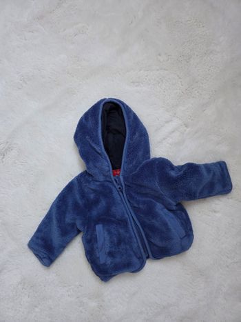 Gilet chaud bleu tisaia 3mois