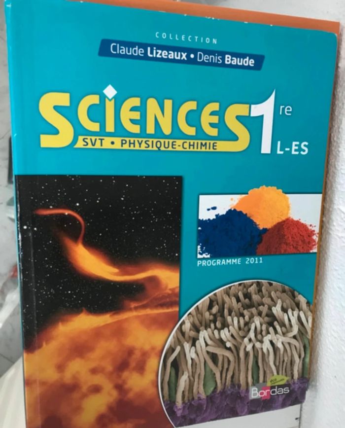 Manuel Sciences 1ere L-ES