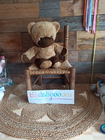 peluche ours boulgom vintage tbe