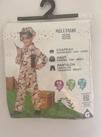 Deguisement militaire 