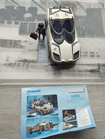 Playmobil Voiture de L'Agent Pilote 9252