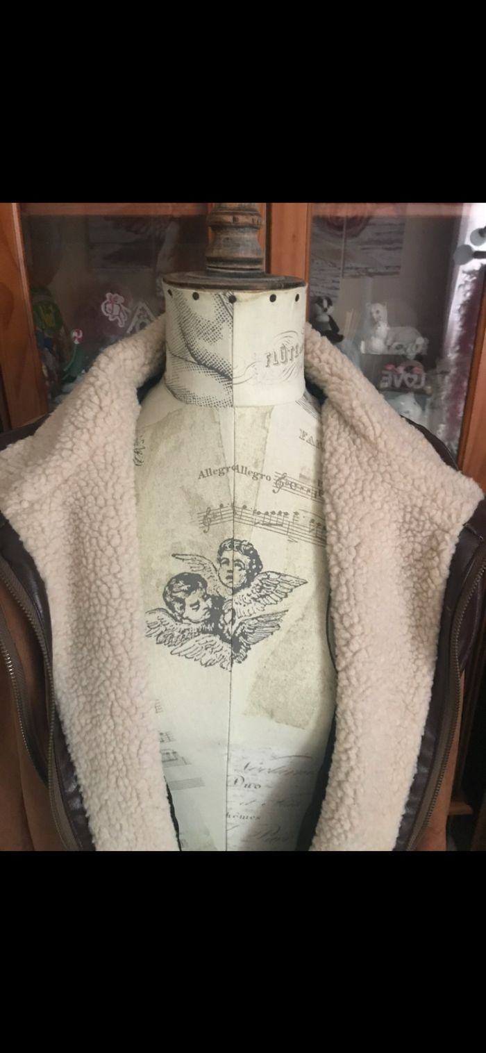 Veste en daim touché peau de pêche pour homme - photo numéro 4